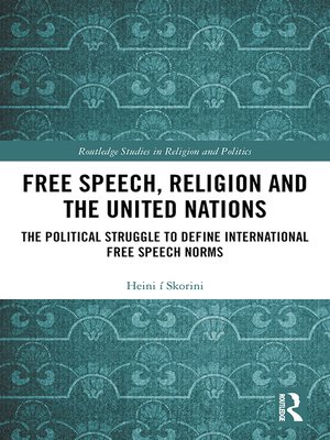 cover image of Free Speech, Religion and the United Nations